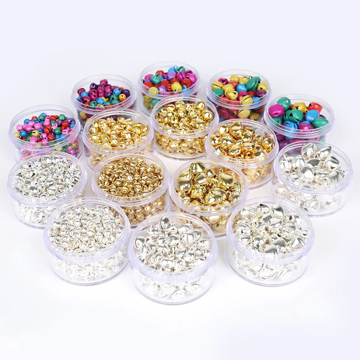 【クラフト・イベント装飾用】スモールベル型ビーズ