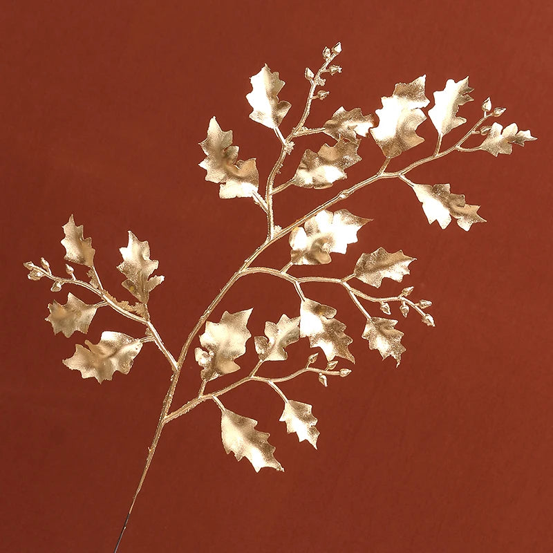 【造花インテリア用装飾】輝くゴールド インテリアフラワー