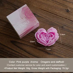 ハート型香り付きキャンドル バレンタインギフト