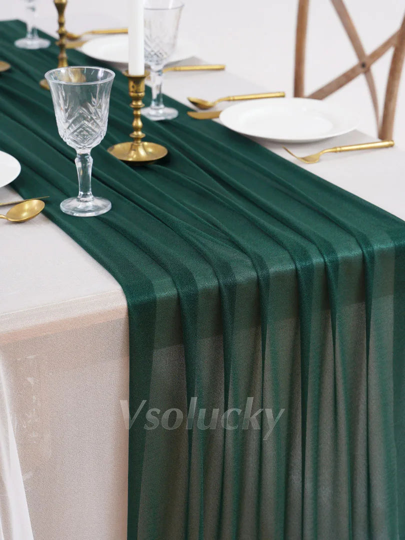 イベント・パーティ装飾 | エレガントなテーブルランナー