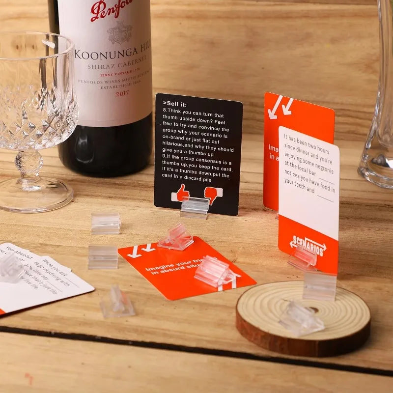 イベント・結婚式装飾|ミニクリアスタンド カードホルダーセット