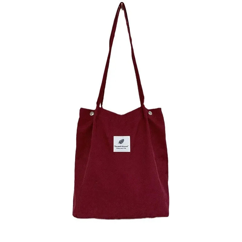 |ノベルティ用品 | コーデュロイショルダーバッグ | 31×34c