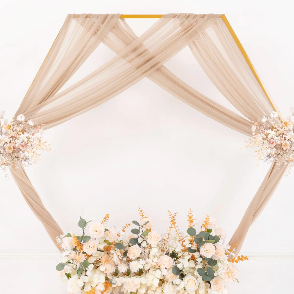 パーティー・インテリア装飾 デコレーション用シフォン布 6M/8M/10M