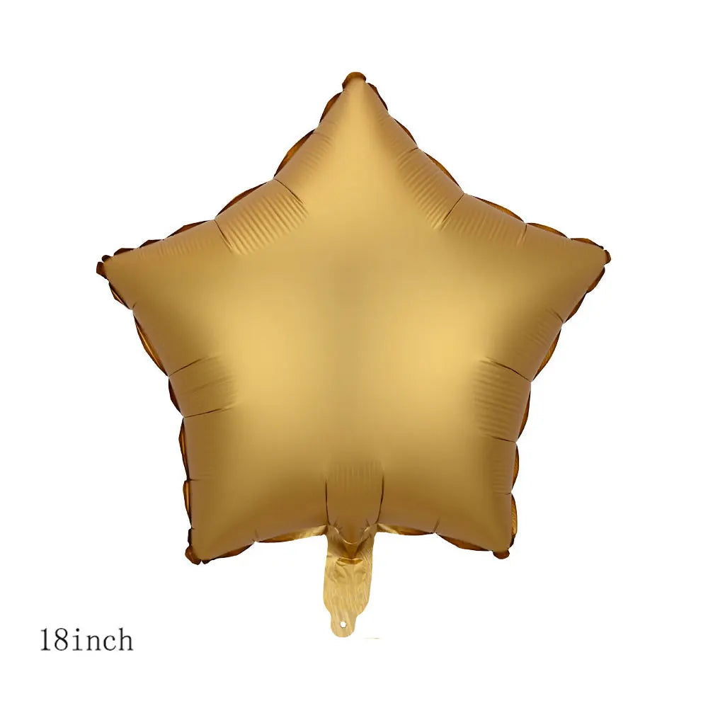 ゴールドスターホイルバルーン 18インチ