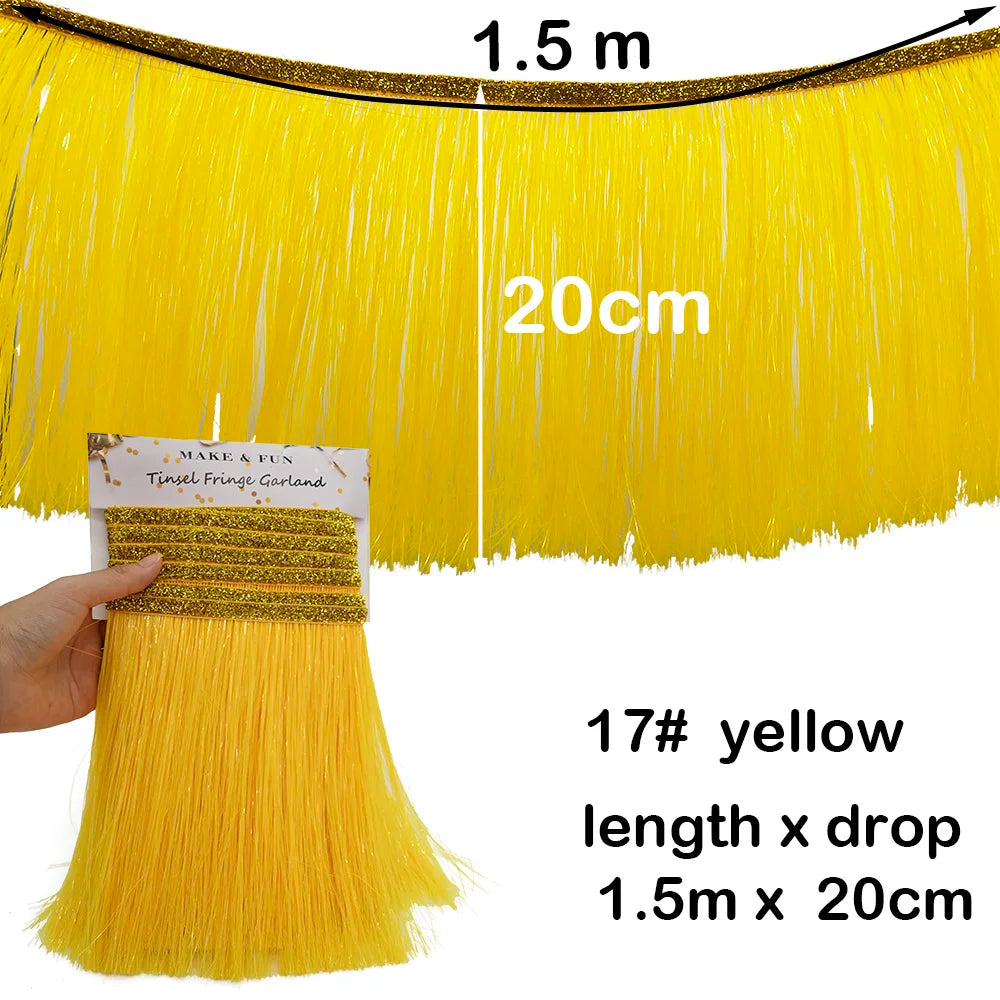 パーティー・インテリア装飾 誕生日用バナー フリンジガーランド 壁面装飾