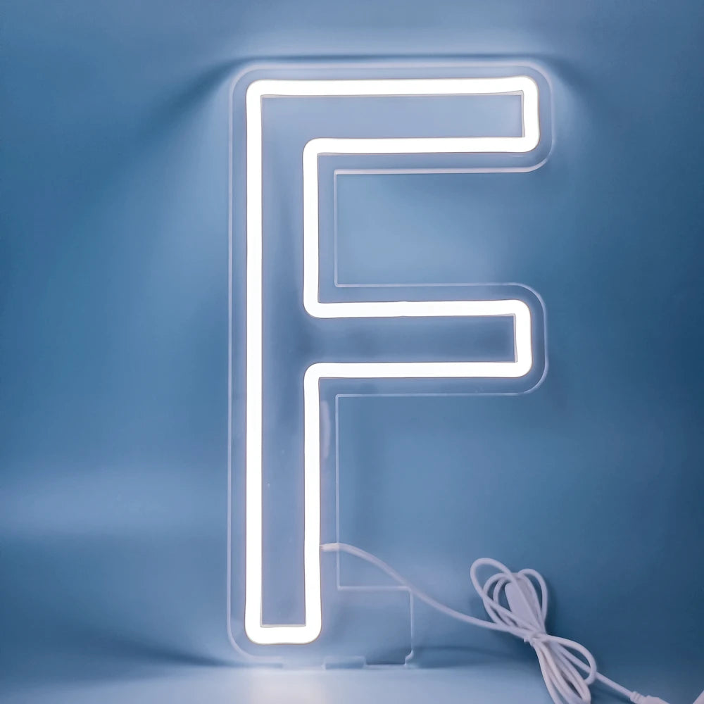 アルファベット型LEDライト USB電源タイプ