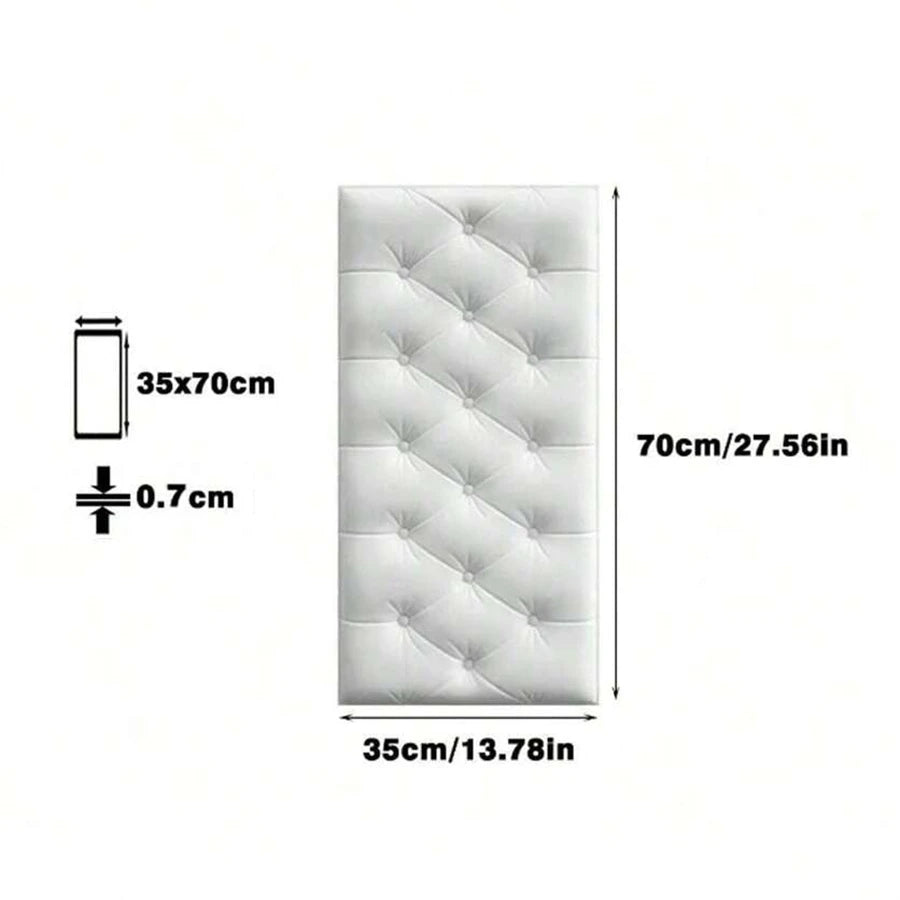 防音・衝突防止対策!キュートなクッション型風 ステッカー 35×70㎝ 厚さ7mm