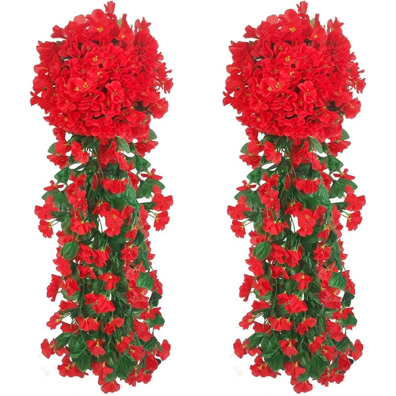 パーティー・インテリア装飾|ベゴニア造花ブーケ( 80cm)