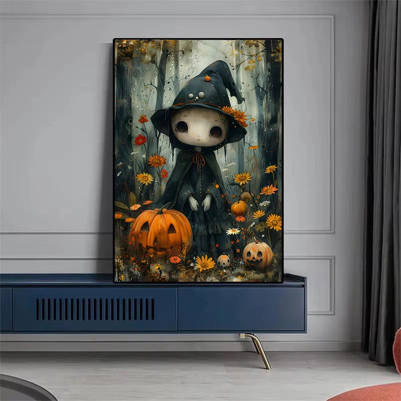 イベント・ハロウィングッズ|ゴシックキャンバス壁装飾ポスター