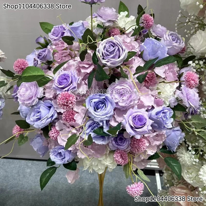 ロマンティックパープル フラワーデコレーション