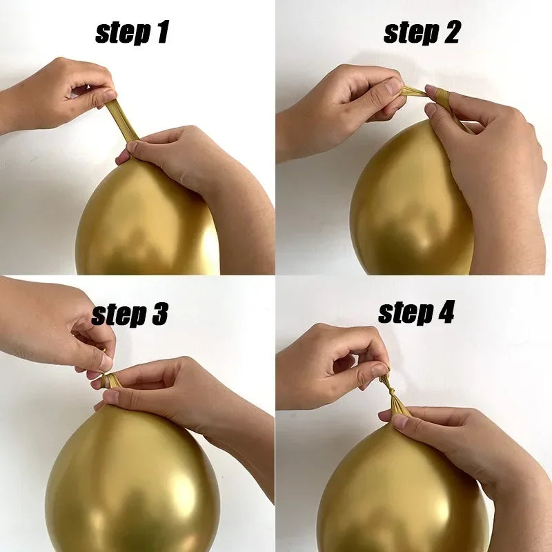 イベント・パーティー装飾| メタリックミックスカラーバルーンセット( 50/100個)