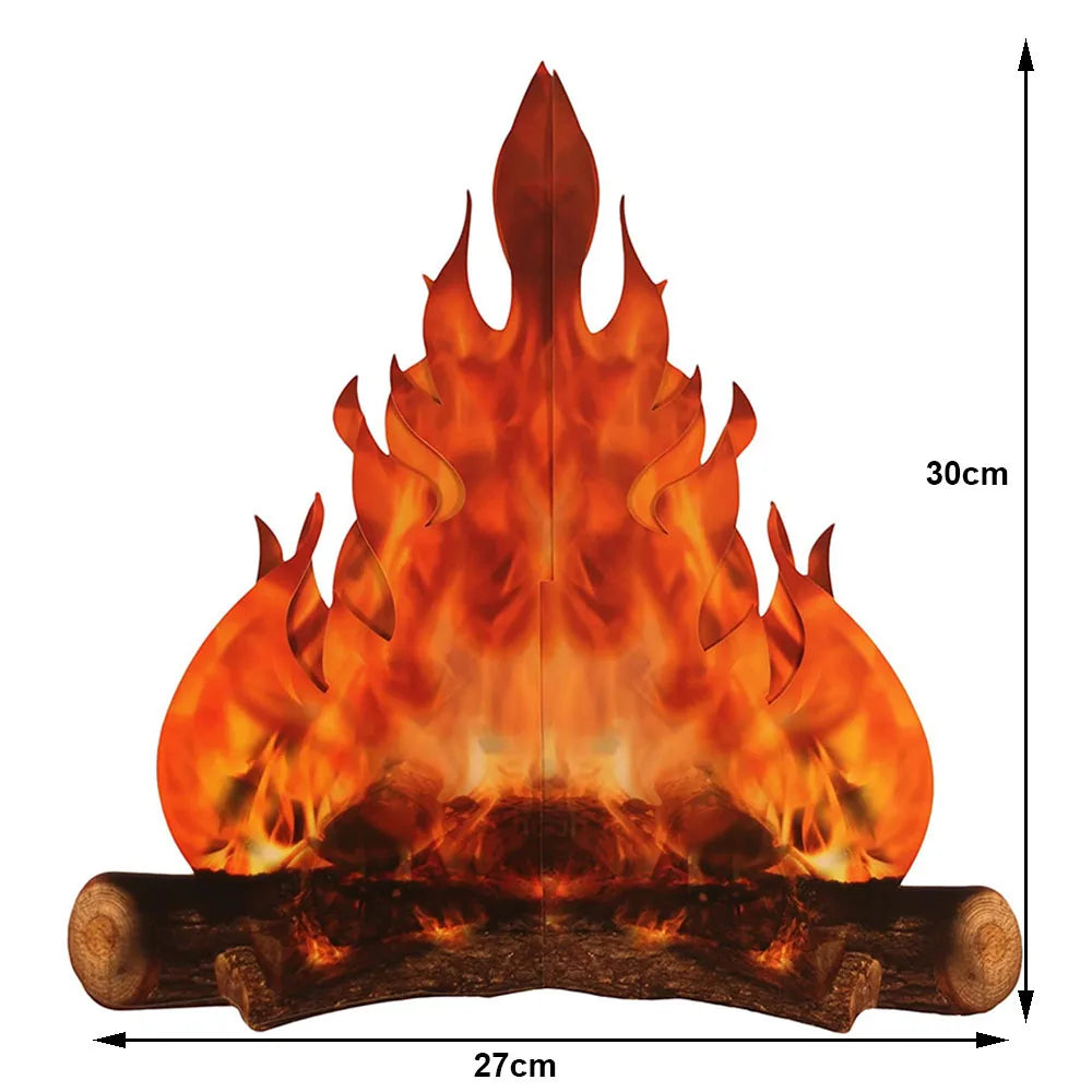 イベント・パーティーグッズ|3D段ボール製キャンプファイヤー装飾
