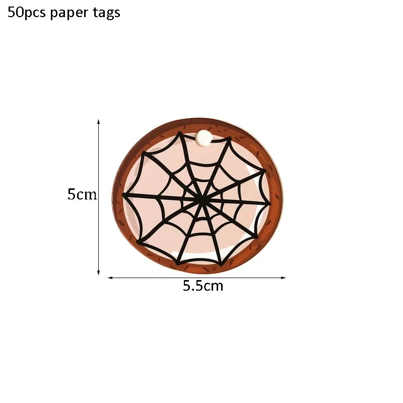 イベント・ハロウィングッズ|ハロウィン用ギフトタグ50枚セット