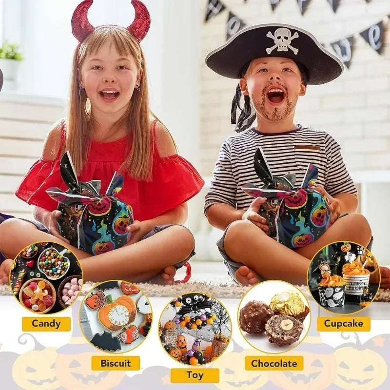 イベント・ハロウィングッズ|カラフルキャンディバッグ