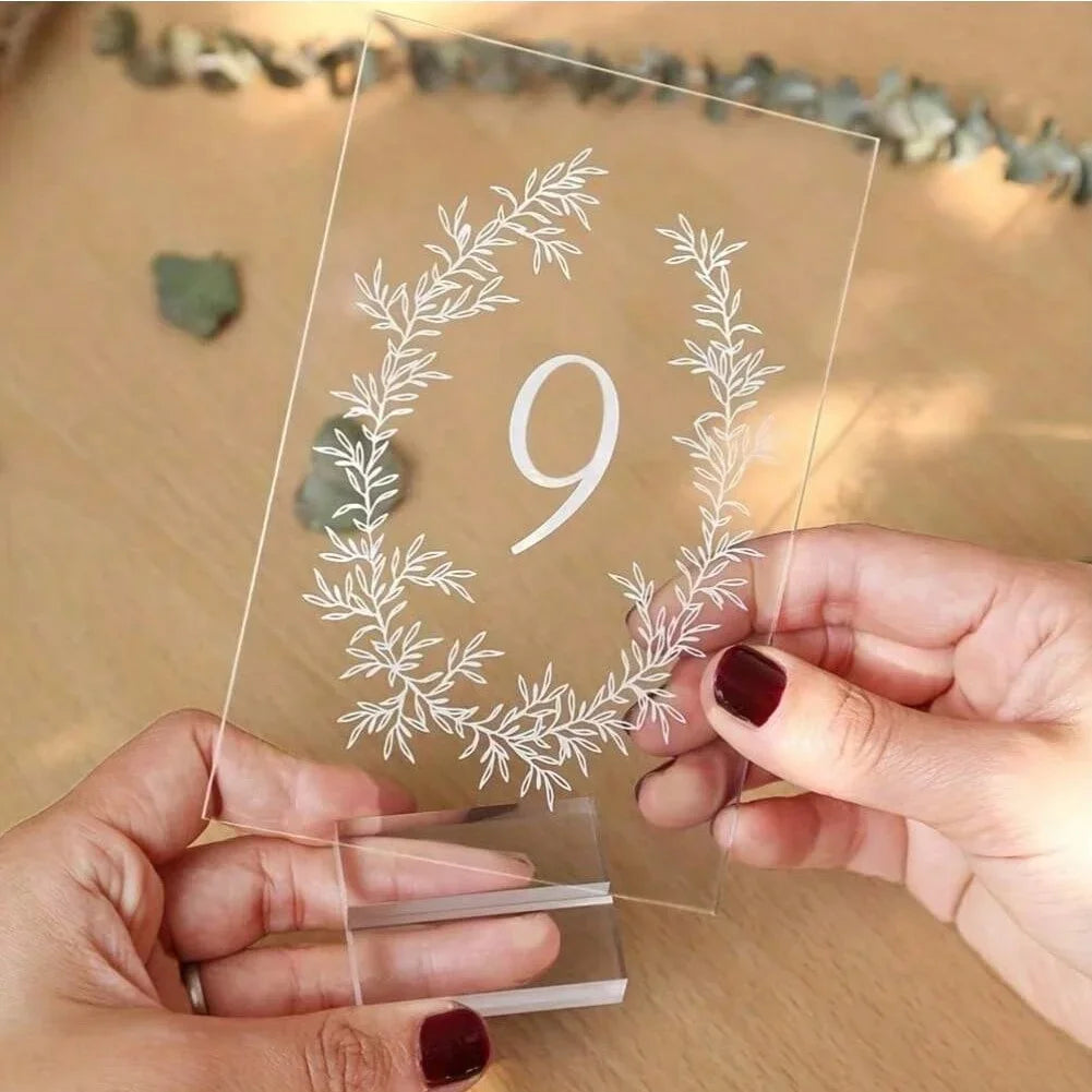 イベント・結婚式装飾|アクリルアーチテーブル番号セット