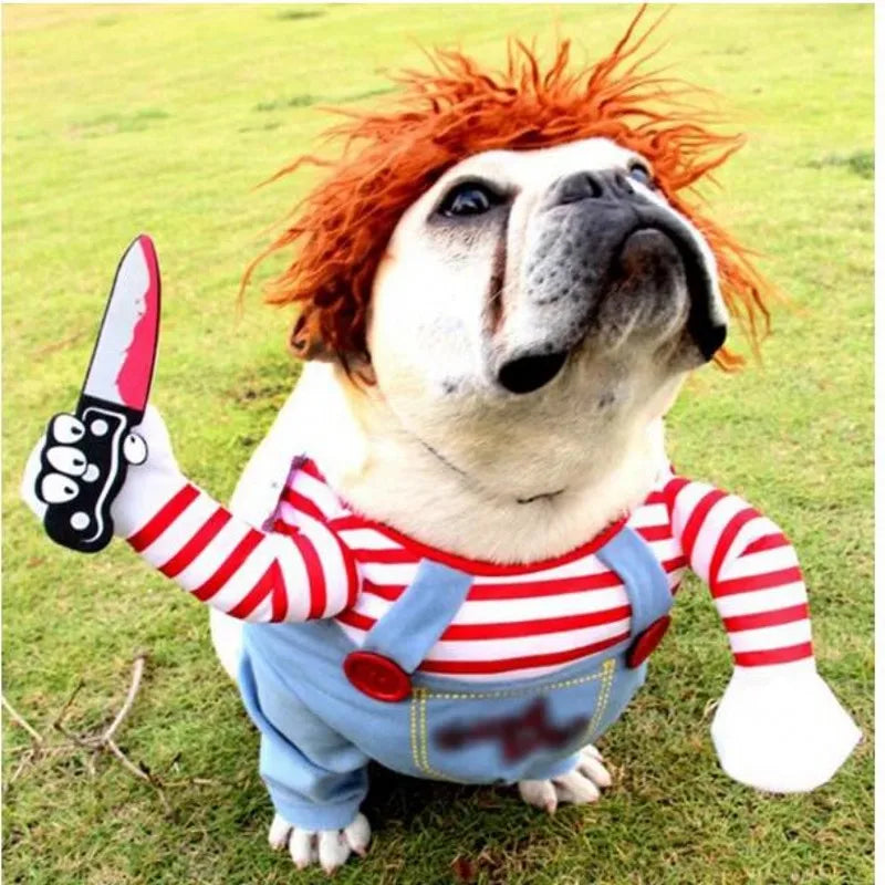 イベント・ハロウィングッズ|カウボーイ犬用コスチューム