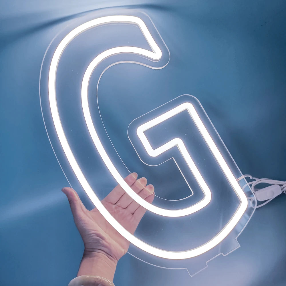 アルファベット型LEDライト USB電源タイプ