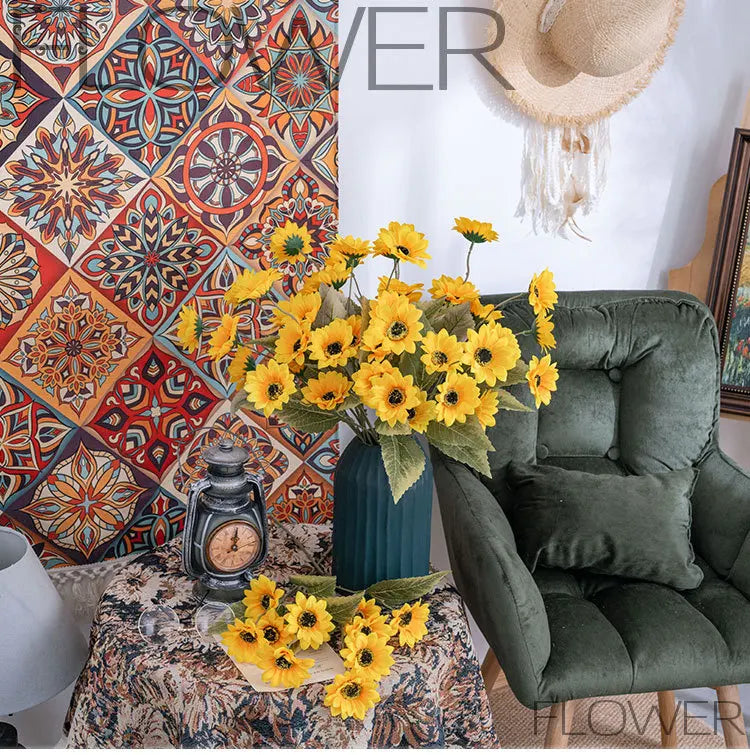 52.5cm ひまわりのアーティフィシャルフラワー