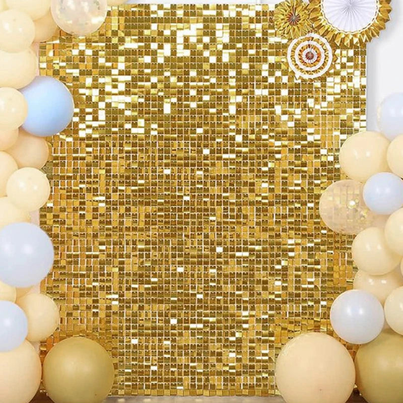 パーティー・インテリア装飾 キラキラ!カーテン ミラーボール風 光反射