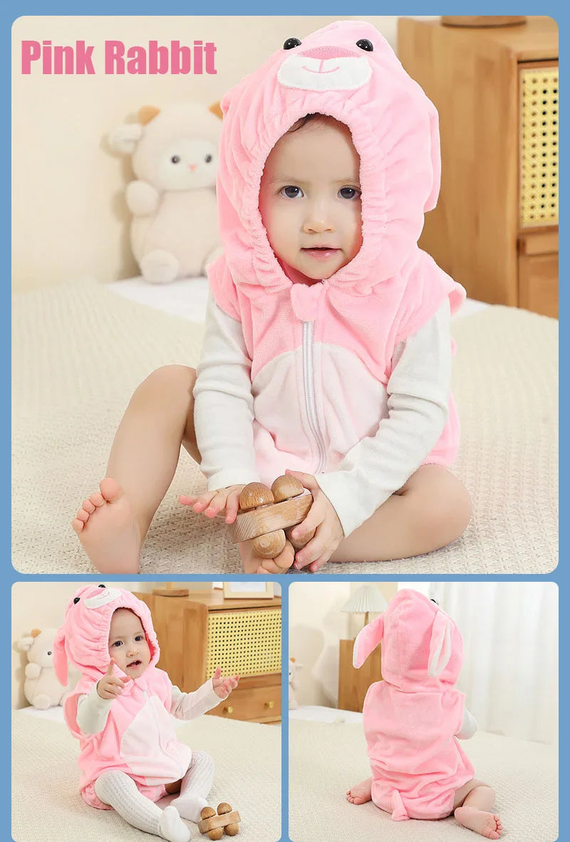 イベント・ハロウィングッズ|アニマル・ユニコーンベビーロンパース(0〜24ヶ月)女の子用