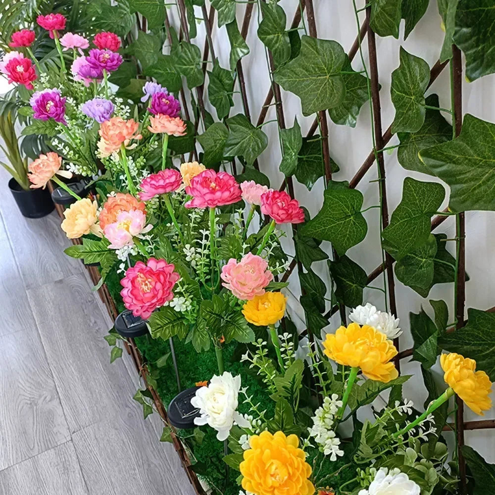 ソーラーライト|イベント・ガーデン装飾| ソーラー式ラフラワーライト