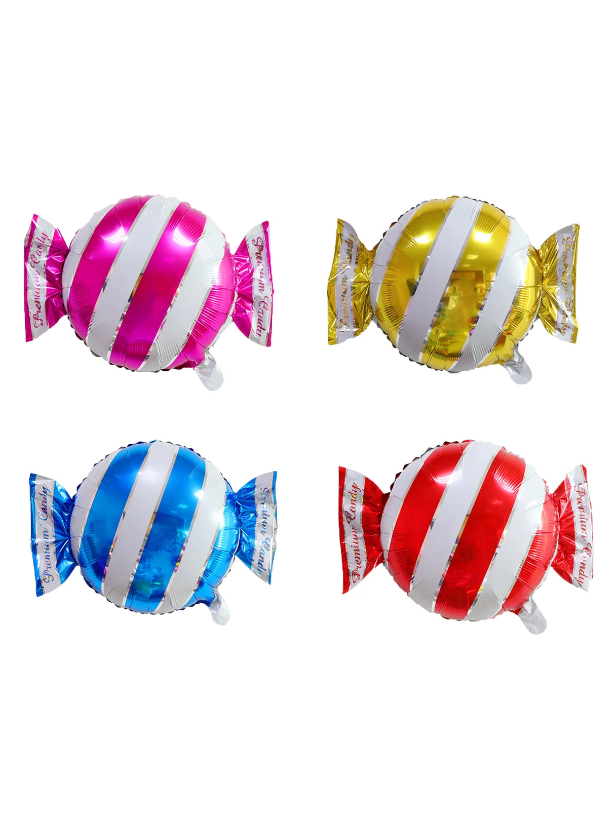 イベント・クリスマス装飾|スイートデザートキャンディホイルバルーン4個セット