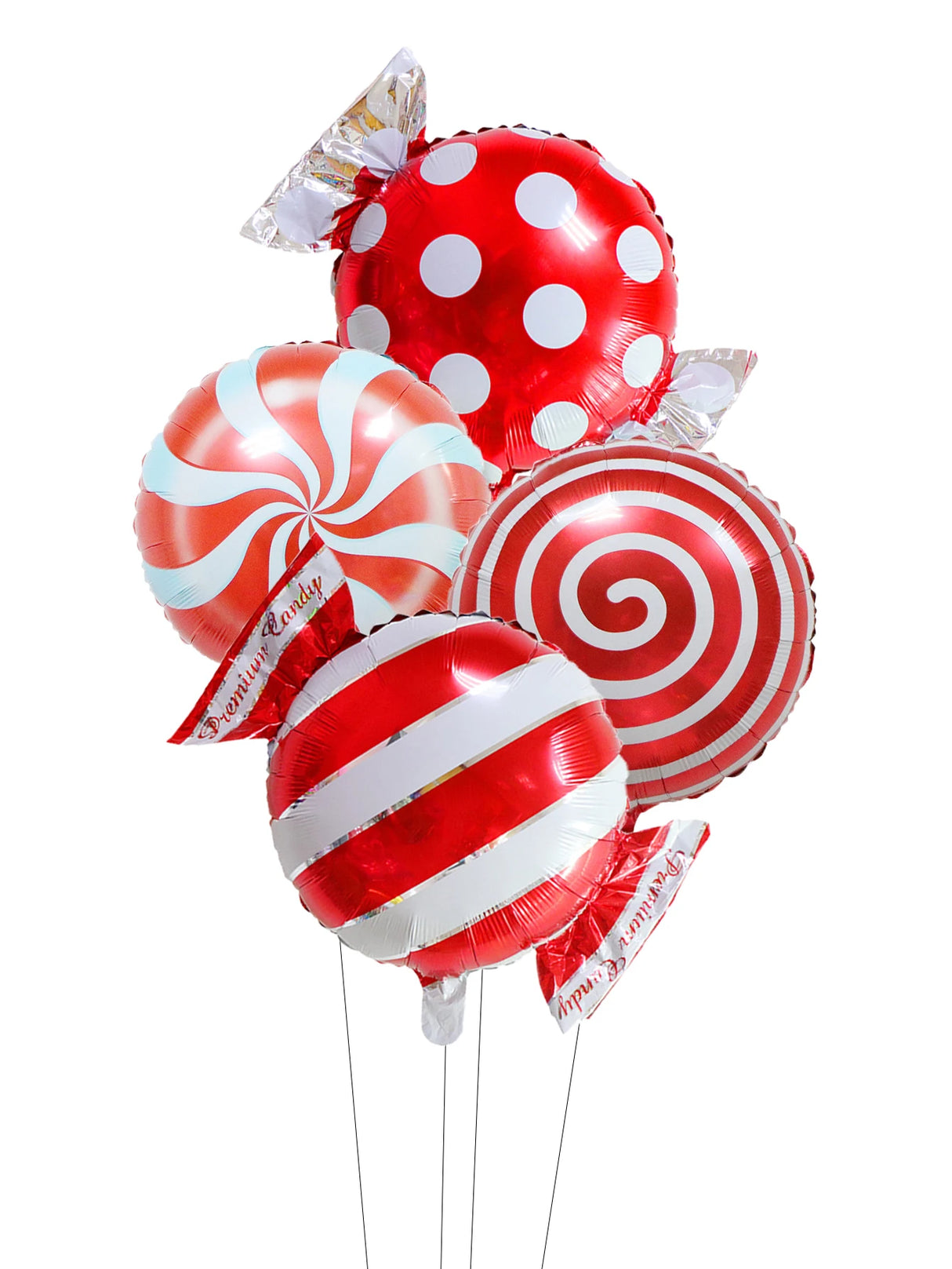 イベント・クリスマス装飾|スイートデザートキャンディホイルバルーン4個セット