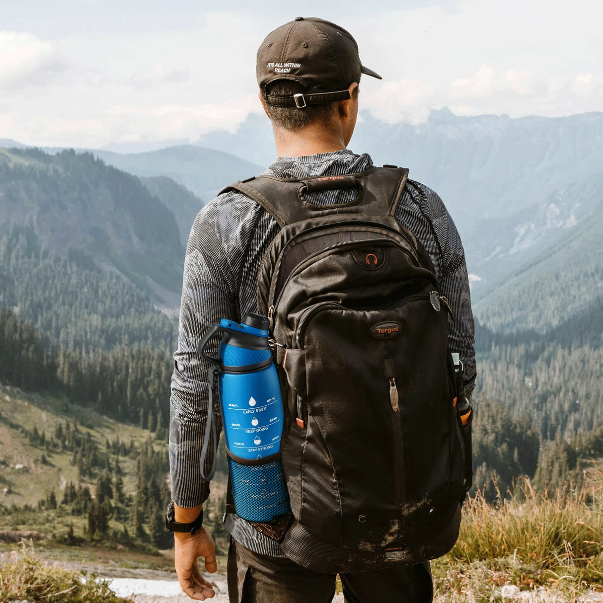|イベント・ノベルティ用品 | マグネット蓋付きスポーツウォーターボトル |1000ml