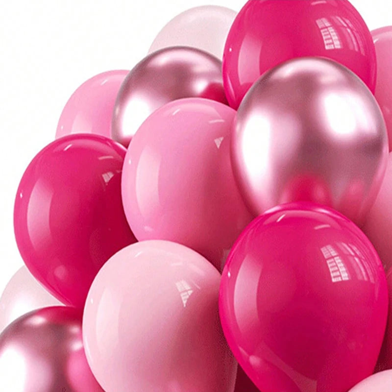 イベント・バルーン装飾|メタリックミックスバルーンセット(50/60個)