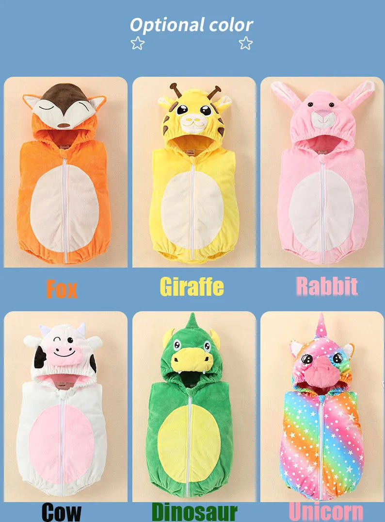 イベント・ハロウィングッズ|アニマル・ユニコーンベビーロンパース(0〜24ヶ月)女の子用