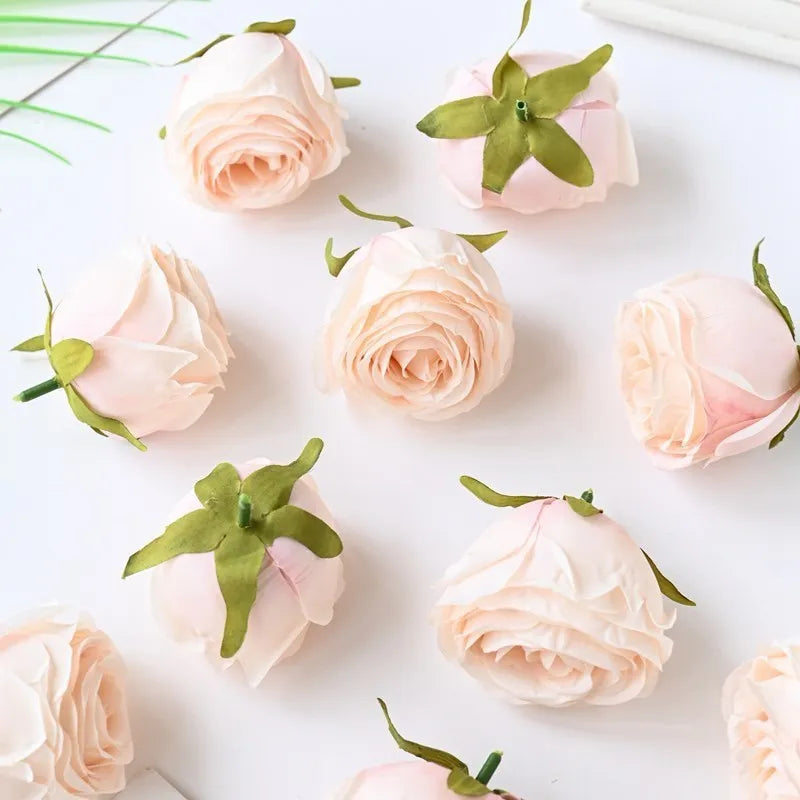 パーティー・インテリア装飾|シルク製造花ローズ50個セット