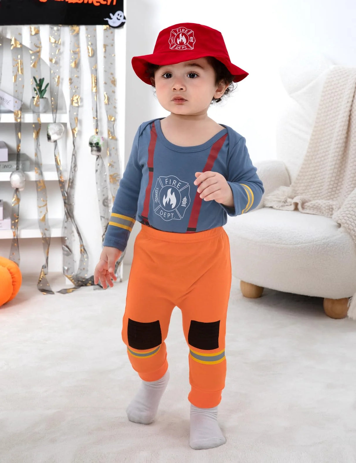 イベント・ハロウィングッズ|新生児用カーニバルコスチューム3点セット(0〜12ヶ月)