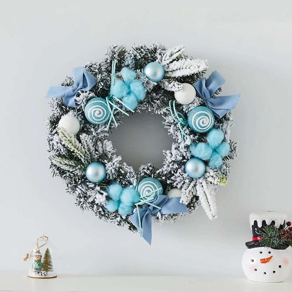 クリスマスリース|ゴールドクリスマスリース 玄関用デコレーション