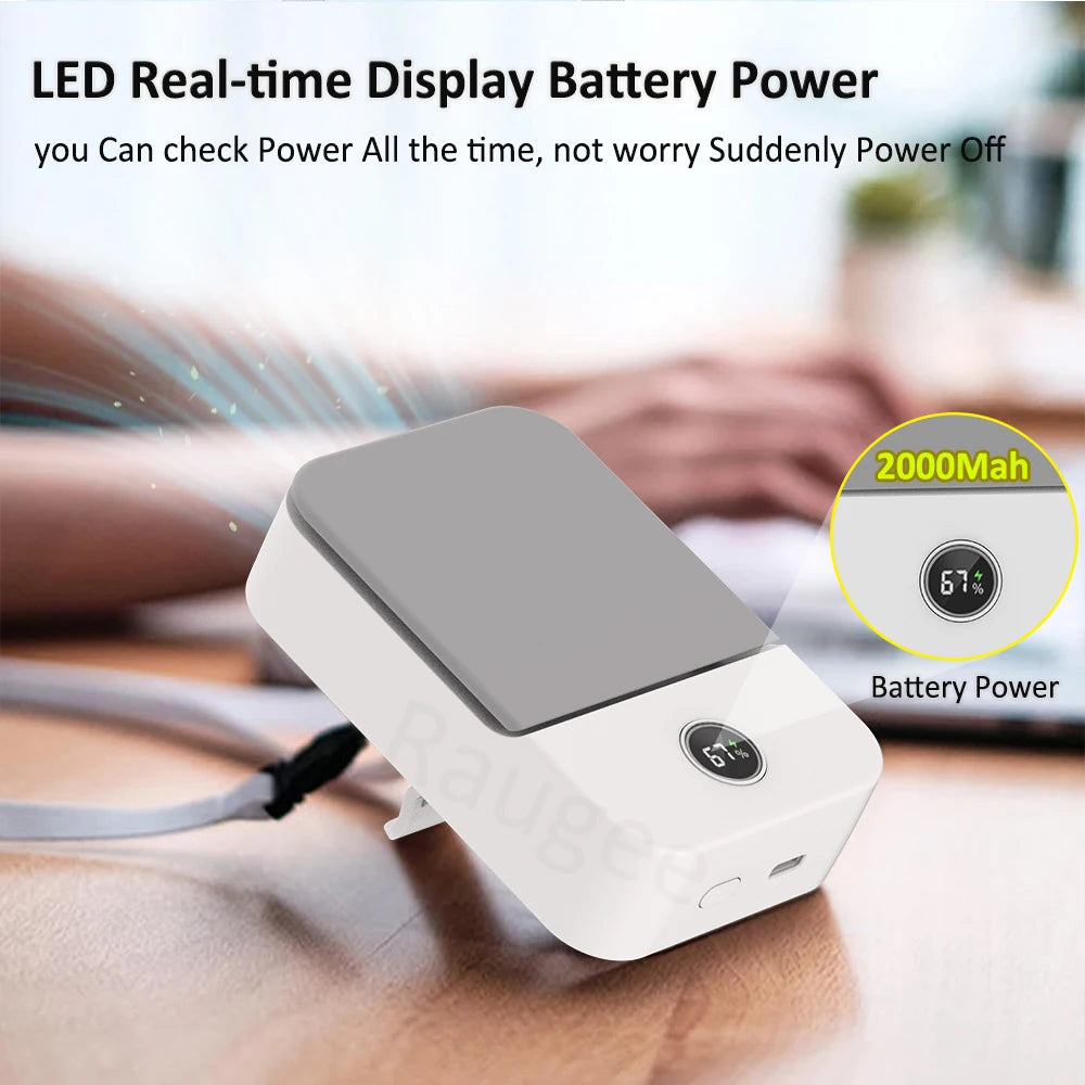 |イベント・ノベルティ用品 | USB充電式 ストラップ付 ポータブルファン