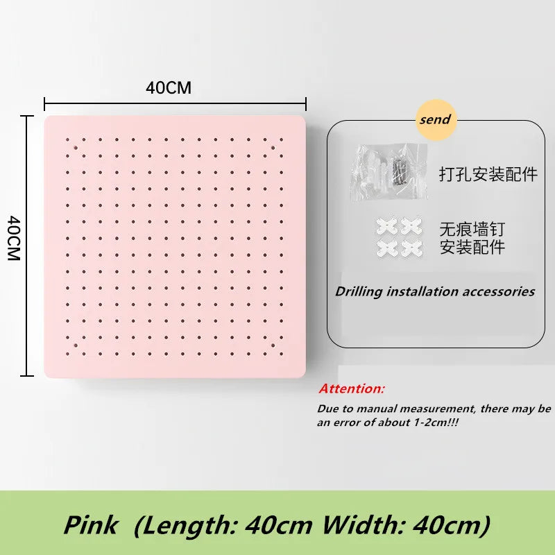 多機能メタルペグボード収納ラック