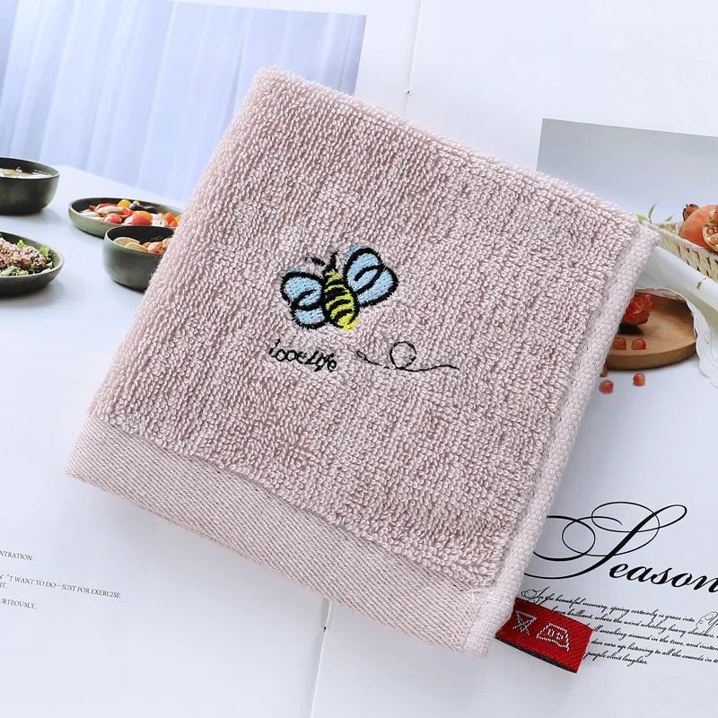 | ノベルティ用品 | 刺しゅう入りコットンベビーハンカチ| 25x25cm