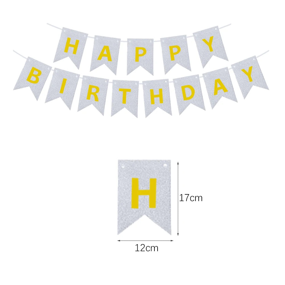 パーティー用装飾 誕生日用バナー 壁面装飾 華やか演出