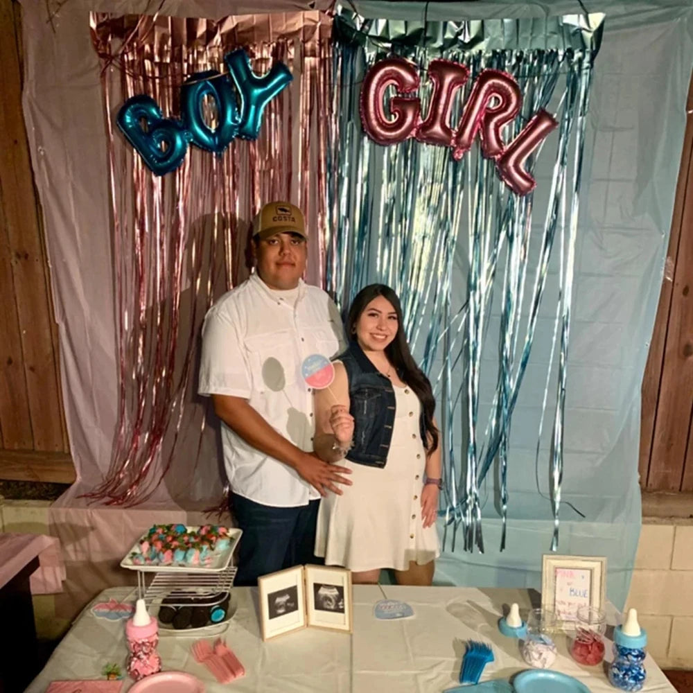 パーティー・インテリア用装飾 キラキラ!カーテン/バルーン/カーテン&バルーンセット