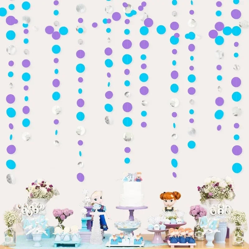 イベント・クリスマス装飾|フローズンカラーガーランドデコレーション