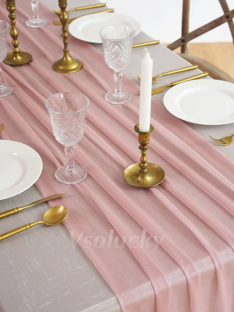 イベント・パーティ装飾 | エレガントなテーブルランナー