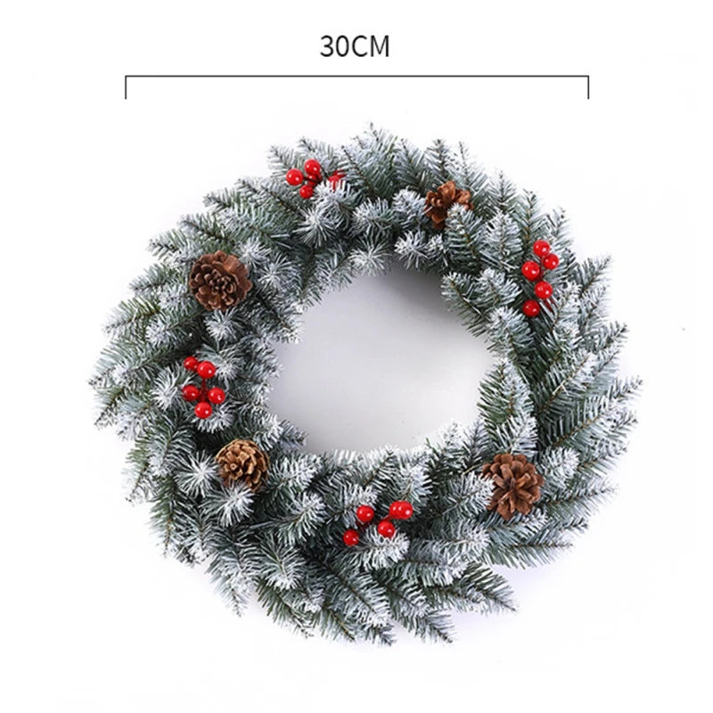 イベント・クリスマス装飾|松ぼっくりリース 壁掛け装飾