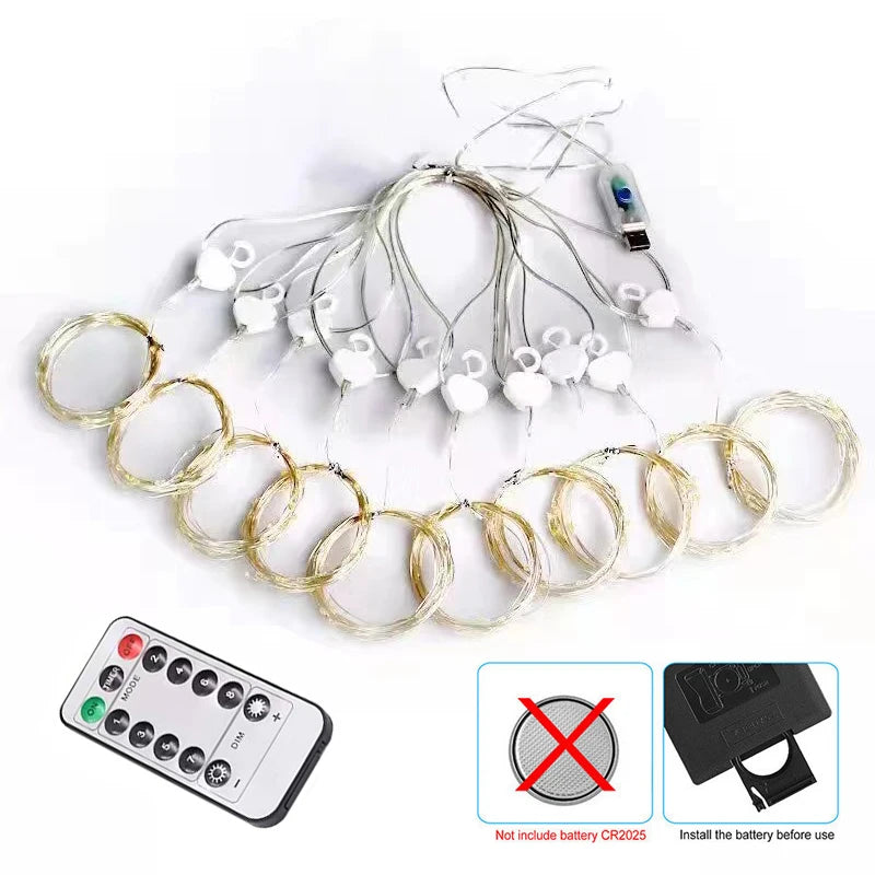 カーテンライト|イベント・パーティー装飾|LED防水カーテンライト(幅3M)