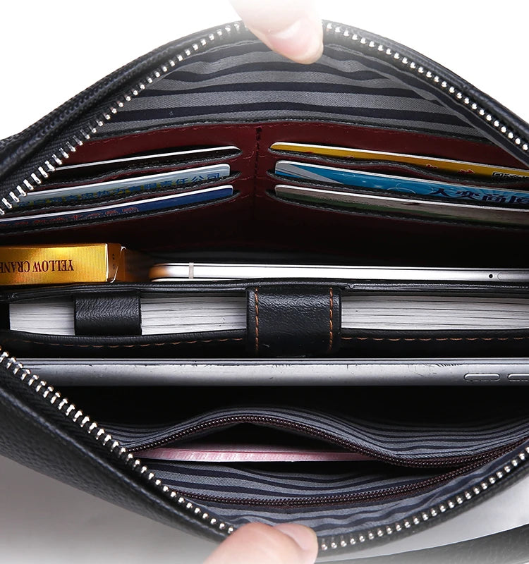 |イベント・ノベルティ用品 | メンズ高級本革ビジネスハンドバッグ | W28xH17xD2.5cm