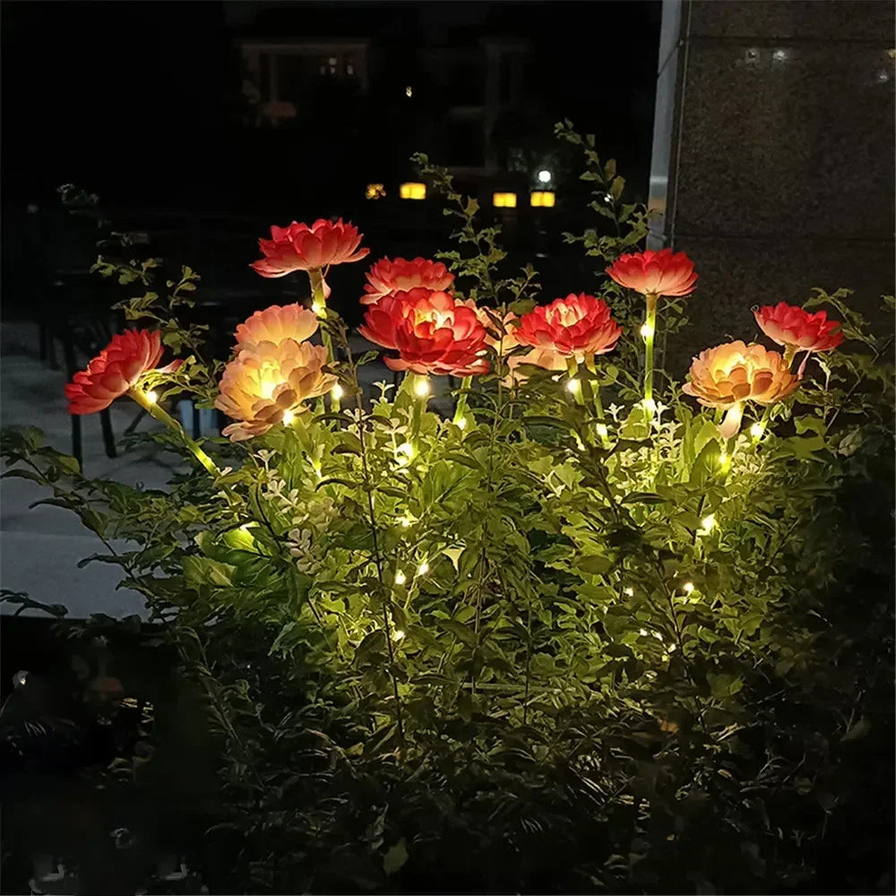 ソーラーライト|イベント・ガーデン装飾| ソーラー式ラフラワーライト
