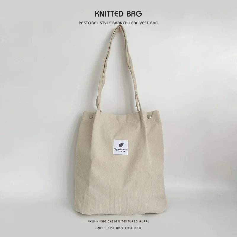 |ノベルティ用品 | コーデュロイショルダーバッグ | 31×34c