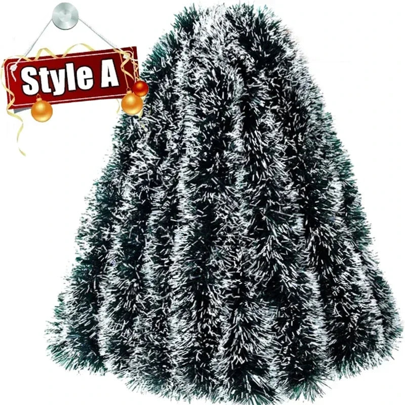 イベント・クリスマス装飾|ティンセルリボンガーランド