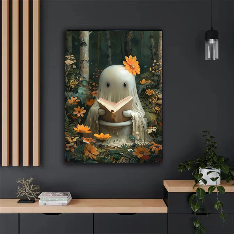 イベント・ハロウィングッズ|ゴシックキャンバス壁装飾ポスター