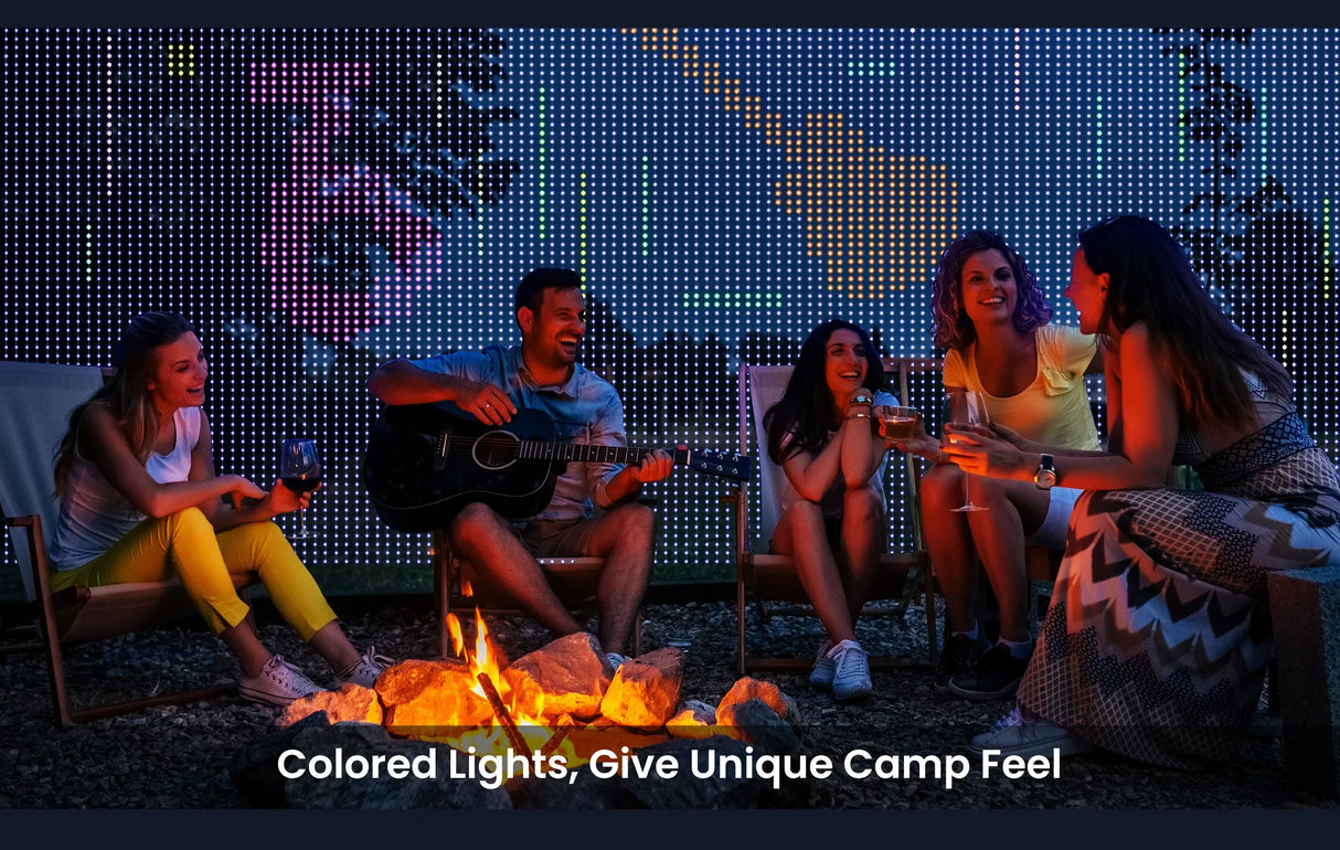 カーテンライト|イベント・クリスマス装飾| Bluetoothスマートカーテンライト(幅2m)