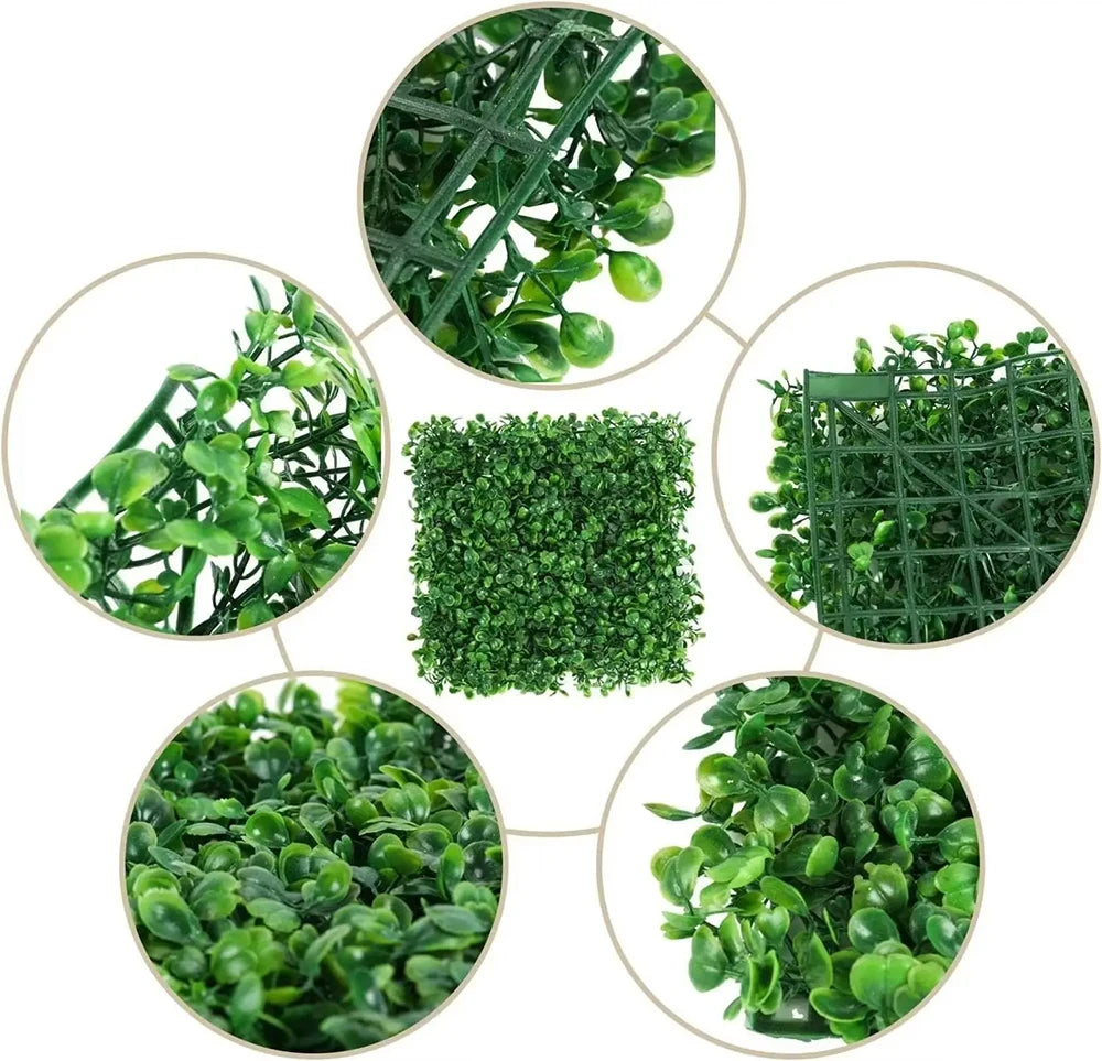 イベント・ガーデン装飾|フェイクグリーン ユーカリパネルセット(4/6/8枚)