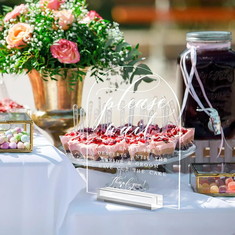 イベント・結婚式装飾|アクリルサインアーチセット(2枚組)